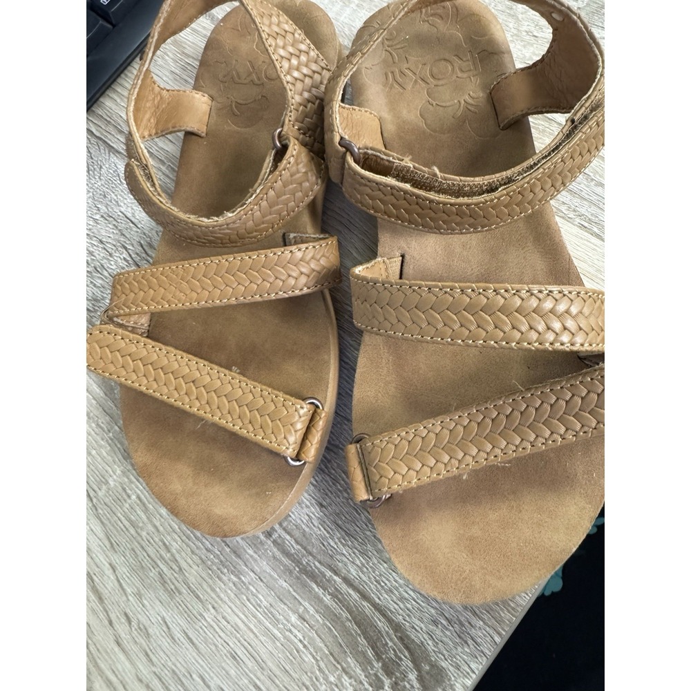 Roxy Women's Size 9.5 Angela Sandals Hiking Walking Strappy Brown EUC SB1